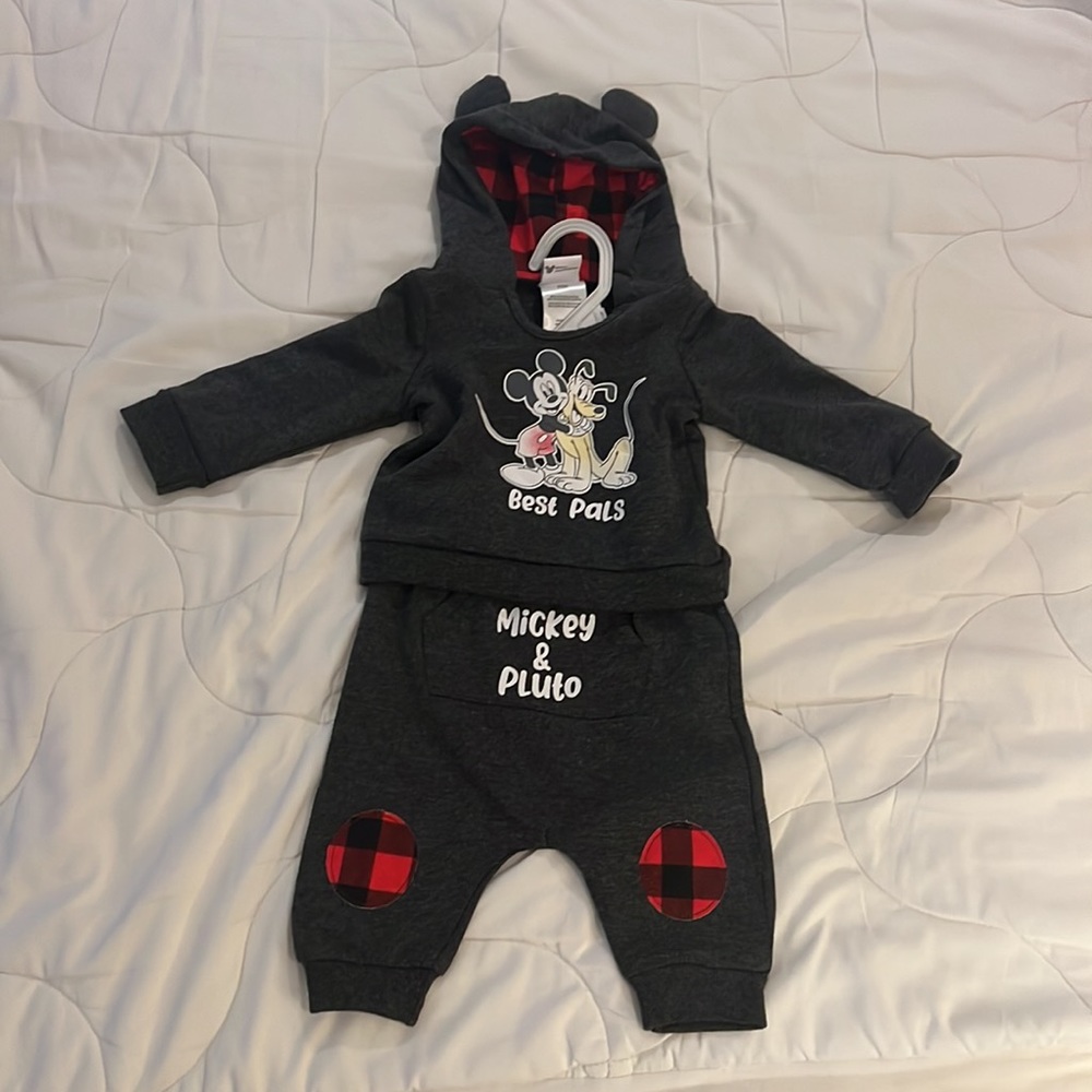 Mickey & Pluto outfit 3-6
